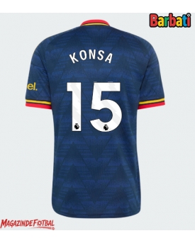 Arsenal Ezri Konsa #15 Tricou Fotbal Replică 2026-27 Barbati Deplasare